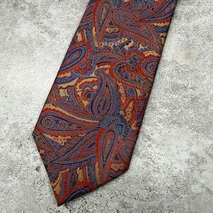 Imani Uomo Microfiber Tie Mens One Size Multicolor Paisley Made In China Necktie